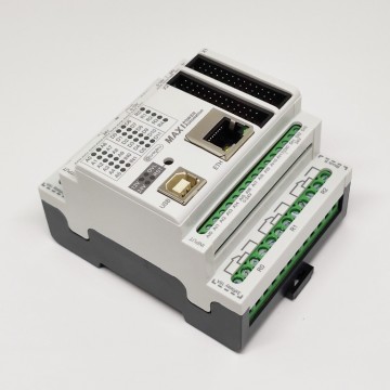 Προγραμματιζόμενος λογικός ελεγκτής Controllino Maxi Power Automation, 24VDC, 18 είσοδοι (6 ψηφιακές, 2 αναλογικές 0-10V, 2 αναλογικές 4-20mA ή 0-10V, 12 προγραμματιζόμενες), 8 ψηφιακές έξοδοι, 5 έξοδοι ρελέ 16A, 2 αναλογικές έξοδοι 0-10V ή 4-20mA, RTC, δ