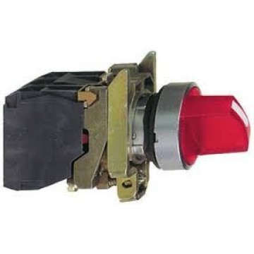 Φωτιζόμενος Διακόπτης με LED κόκκινο 110-120V 1A+1K