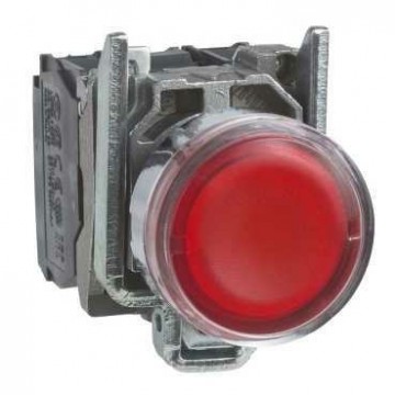 Μπουτόν λυχνία με LED κόκκινο 230…240V