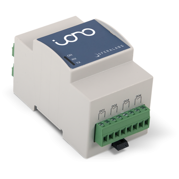 Προγραμματιζόμενος λογικός ελεγκτής Iono MKR (FCC Compliant), με 4 εξόδους power relay, 4 προγραμματιζόμενες εισόδους (ψηφιακές/αναλογικές), 2 ψηφιακές είσοδοι, 1 αναλογική έξοδος 0-10V