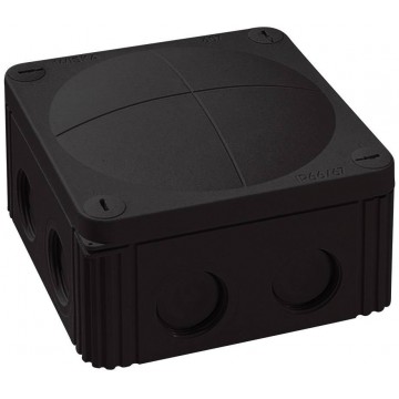 Κουτί Πλαστικό 110x110x66mm Combi 607 μαύρο